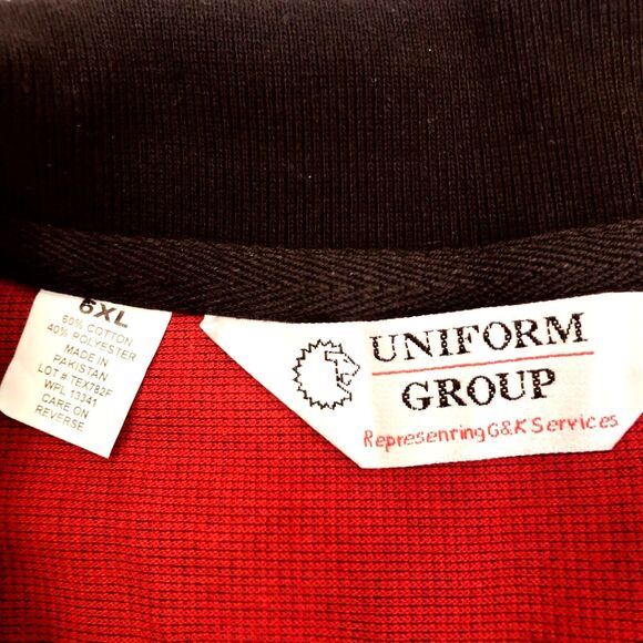 Texaco Gas Polo Shirt Red 3/4 Sl Cotton 6XL Uniform Group Mechanics Oil - Picture 4 of 12